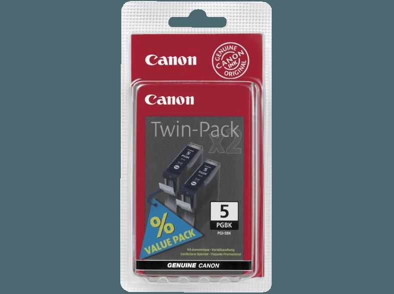 CANON PGI-5 BK TWIN PACK Tintenkartusche schwarz, CANON, PGI-5, BK, TWIN, PACK, Tintenkartusche, schwarz