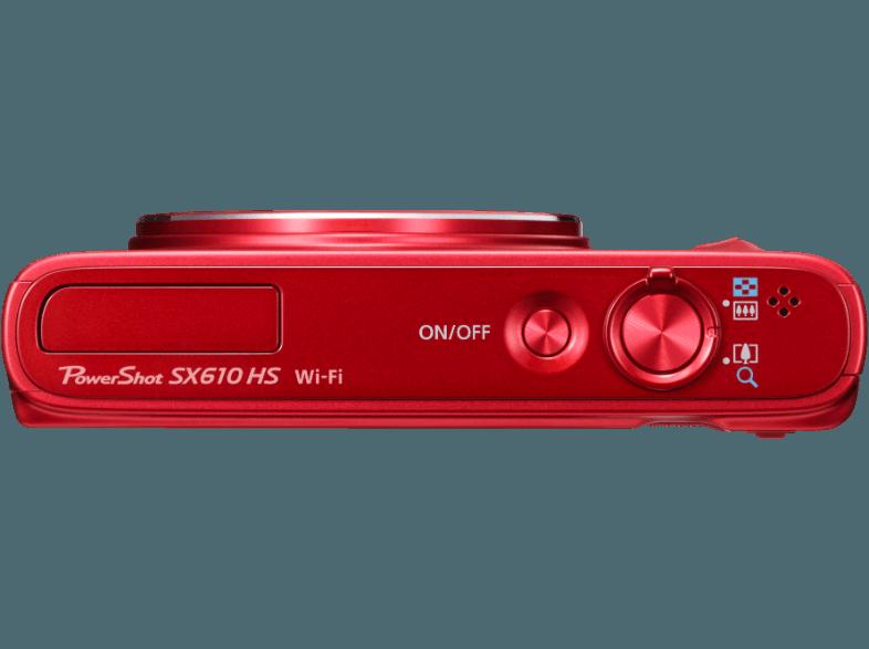 CANON Power Shot SX610 HS  Rot (20.2 Megapixel, 18x opt. Zoom, 7.5 cm sRGB-PureColor-II-G-LCD, WLAN), CANON, Power, Shot, SX610, HS, Rot, 20.2, Megapixel, 18x, opt., Zoom, 7.5, cm, sRGB-PureColor-II-G-LCD, WLAN,