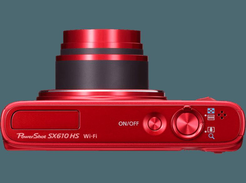 CANON Power Shot SX610 HS  Rot (20.2 Megapixel, 18x opt. Zoom, 7.5 cm sRGB-PureColor-II-G-LCD, WLAN), CANON, Power, Shot, SX610, HS, Rot, 20.2, Megapixel, 18x, opt., Zoom, 7.5, cm, sRGB-PureColor-II-G-LCD, WLAN,