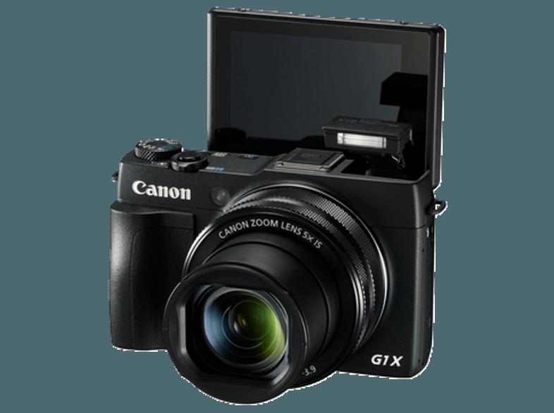 CANON PowerShot G1 X Mark II  Schwarz (13.1 Megapixel, 5x opt. Zoom, 7.62 cm PureColor-II-G-Touchscreen-LCD (TFT), WLAN), CANON, PowerShot, G1, X, Mark, II, Schwarz, 13.1, Megapixel, 5x, opt., Zoom, 7.62, cm, PureColor-II-G-Touchscreen-LCD, TFT, WLAN,