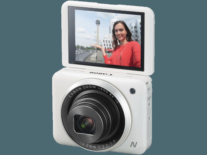 CANON PowerShot N2  Weiß (16.1 Megapixel, 8x opt. Zoom, 7.1 cm PureColor-II-G-Touchscreen-LCD, WLAN)