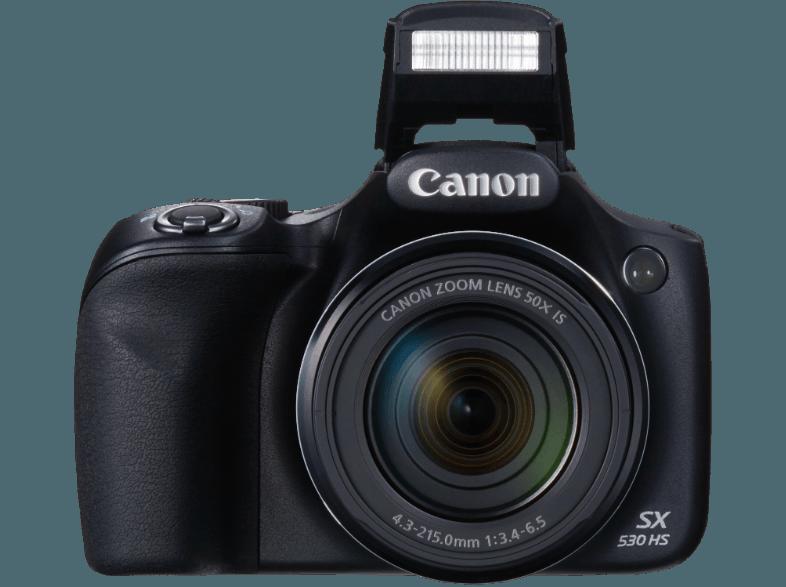 CANON PowerShot SX530 HS  Schwarz (16 Megapixel, 50x opt. Zoom, 7.5 cm TFT, WLAN), CANON, PowerShot, SX530, HS, Schwarz, 16, Megapixel, 50x, opt., Zoom, 7.5, cm, TFT, WLAN,