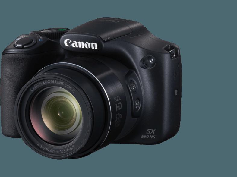 CANON PowerShot SX530 HS  Schwarz (16 Megapixel, 50x opt. Zoom, 7.5 cm TFT, WLAN)