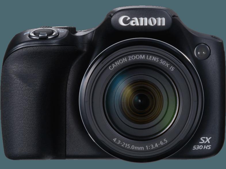 CANON PowerShot SX530 HS  Schwarz (16 Megapixel, 50x opt. Zoom, 7.5 cm TFT, WLAN), CANON, PowerShot, SX530, HS, Schwarz, 16, Megapixel, 50x, opt., Zoom, 7.5, cm, TFT, WLAN,