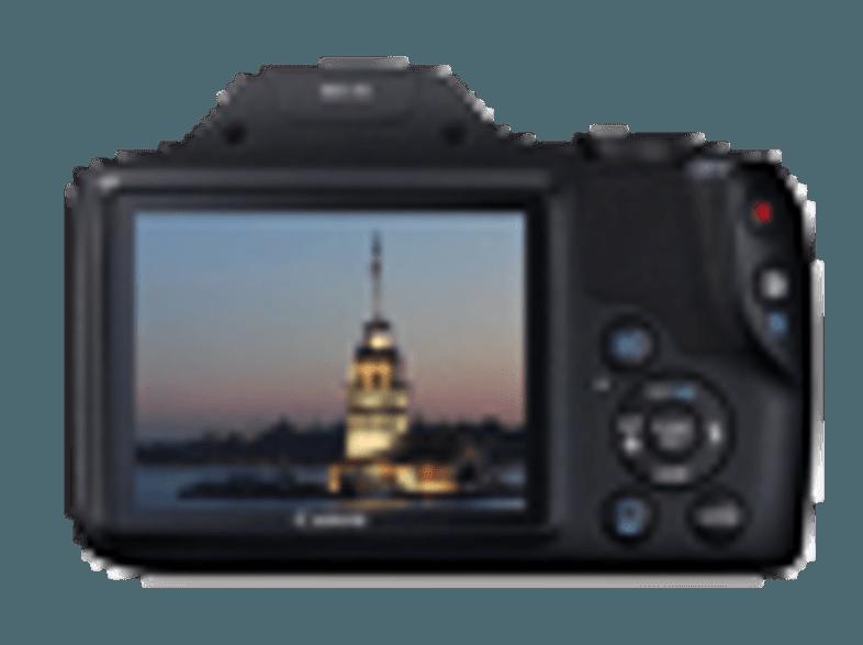 CANON PowerShot SX530 HS  Schwarz (16 Megapixel, 50x opt. Zoom, 7.5 cm TFT, WLAN), CANON, PowerShot, SX530, HS, Schwarz, 16, Megapixel, 50x, opt., Zoom, 7.5, cm, TFT, WLAN,