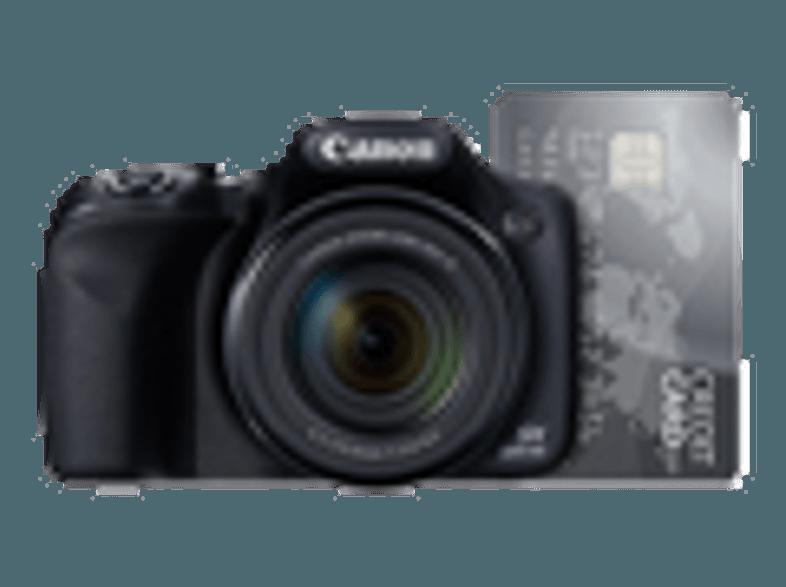 CANON PowerShot SX530 HS  Schwarz (16 Megapixel, 50x opt. Zoom, 7.5 cm TFT, WLAN), CANON, PowerShot, SX530, HS, Schwarz, 16, Megapixel, 50x, opt., Zoom, 7.5, cm, TFT, WLAN,