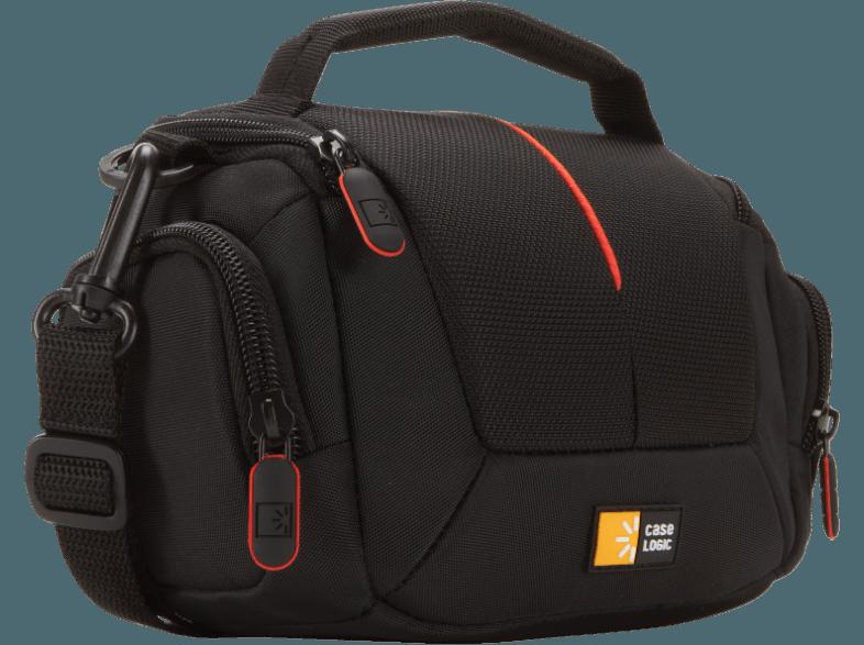 CASE-LOGIC DCB-305 Tasche für Camcorder und Zubehör (Farbe: Schwarz/Rot)