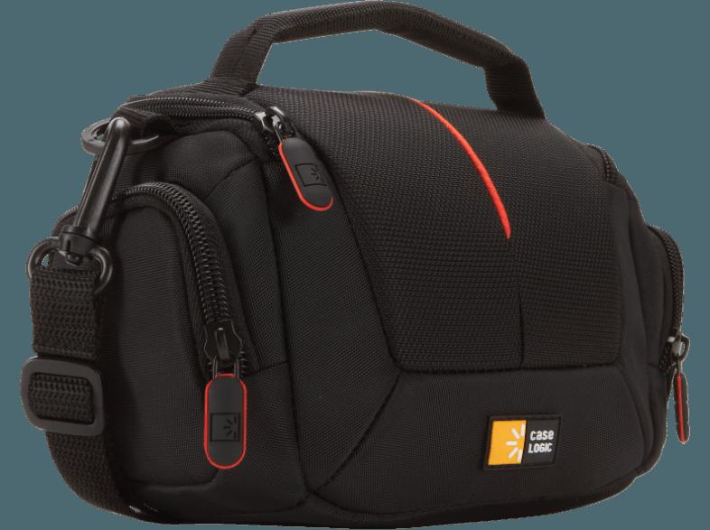 CASE-LOGIC DCB-305 Tasche für Camcorder und Zubehör (Farbe: Schwarz/Rot)