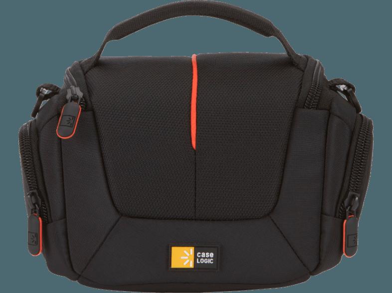 CASE-LOGIC DCB-305 Tasche für Camcorder und Zubehör (Farbe: Schwarz/Rot)