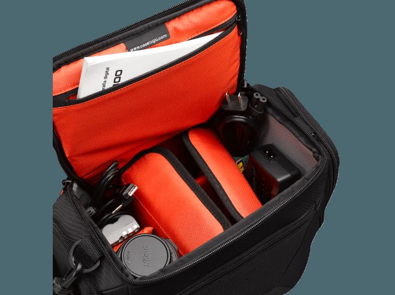 CASE-LOGIC DCB-307 Tasche für Spiegelreflexkamera und Zubehör (Farbe: Schwarz/Rot), CASE-LOGIC, DCB-307, Tasche, Spiegelreflexkamera, Zubehör, Farbe:, Schwarz/Rot,