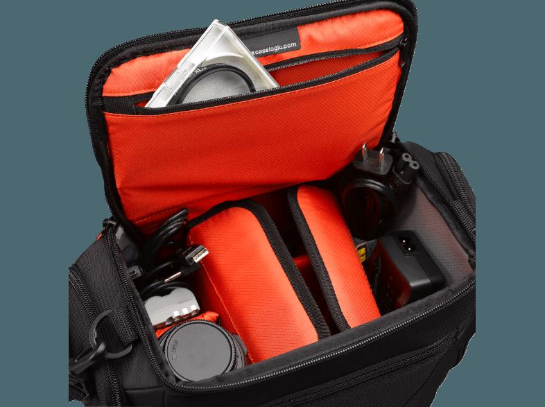 CASE-LOGIC DCB-307 Tasche für Spiegelreflexkamera und Zubehör (Farbe: Schwarz/Rot), CASE-LOGIC, DCB-307, Tasche, Spiegelreflexkamera, Zubehör, Farbe:, Schwarz/Rot,