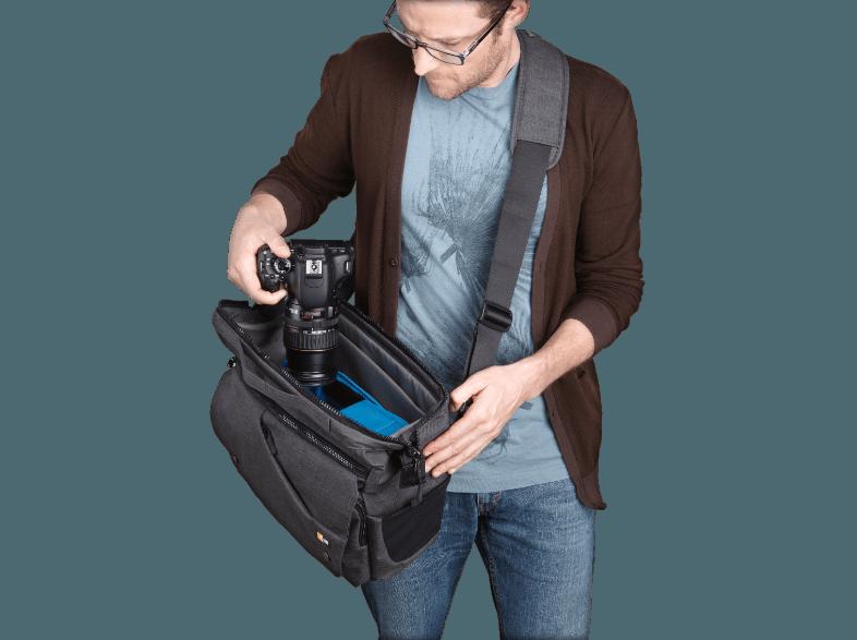 CASE-LOGIC FLXM-102 Tasche für Spiegelreflexkamera mit Objektiv und Zubehör (Farbe: Grau)