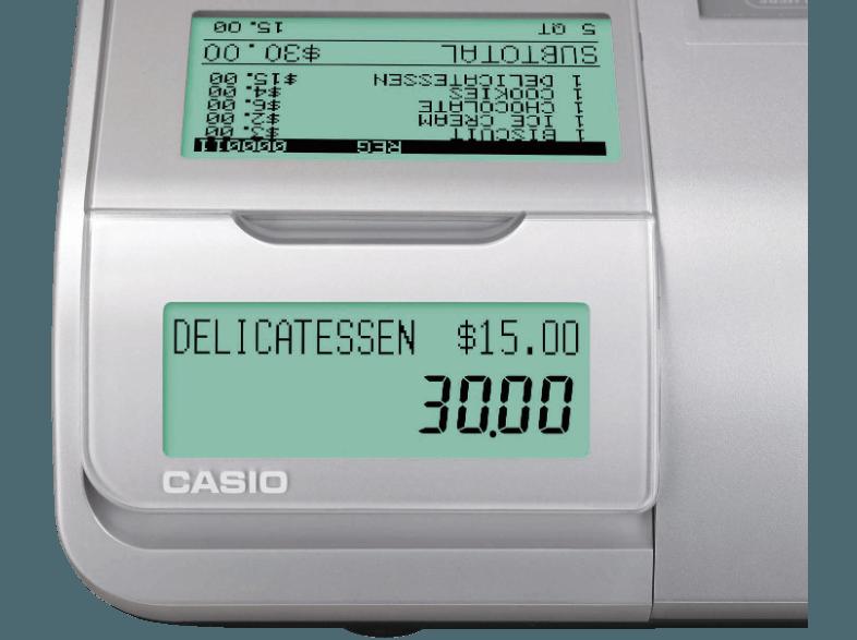 CASIO SE-S400MB-SR silbern mit großer Geldlade Registrierkasse