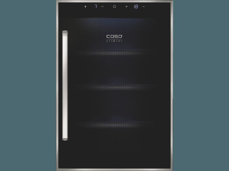 CASO WineDuett Touch 12 Weinklimaschrank (269 kWh/Jahr, D, 12 Flaschen, Schwarz)