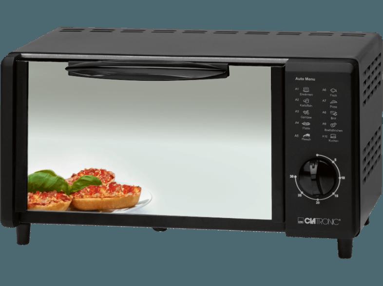 CLATRONIC MB 3463 (Mini-Backofen, Standgerät, Schwarz)