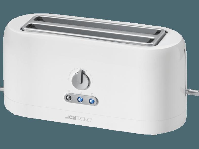 CLATRONIC TA 3534 Toaster Weiß (1.4 kW, Schlitze: 2)