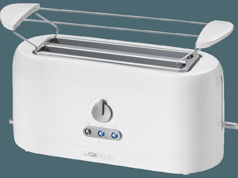 CLATRONIC TA 3534 Toaster Weiß (1.4 kW, Schlitze: 2), CLATRONIC, TA, 3534, Toaster, Weiß, 1.4, kW, Schlitze:, 2,
