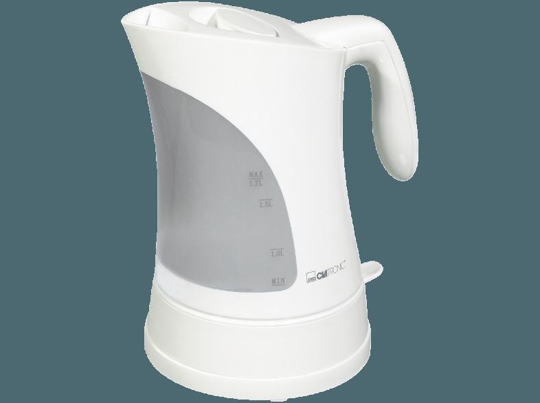 CLATRONIC WK 2950 Wasserkocher Weiß (2200 Watt, 1.7 Liter)