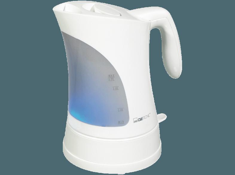 CLATRONIC WK 2950 Wasserkocher Weiß (2200 Watt, 1.7 Liter)