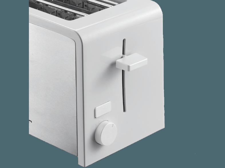 CLOER 3211 Toaster Weiß/Silber (825 Watt, Schlitze: 2), CLOER, 3211, Toaster, Weiß/Silber, 825, Watt, Schlitze:, 2,