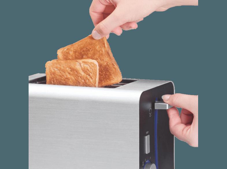 CLOER 3519 Toaster Silberminium matt (825 Watt, Schlitze: 2), CLOER, 3519, Toaster, Silberminium, matt, 825, Watt, Schlitze:, 2,