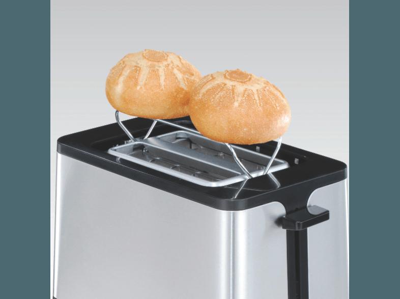 CLOER 3609 Scheiben-Toaster Edelstahl/Schwarz (900 Watt, Schlitze: 2)