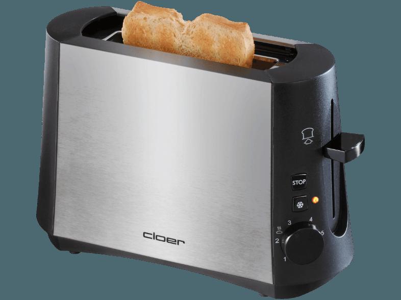 CLOER 3890 Toaster  (600 Watt, Schlitze: 1)