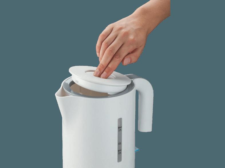 CLOER 4121 Wasserkocher Weiß (2200 Watt, 1.2 Liter/Jahr)