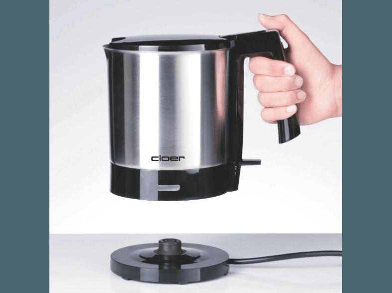 CLOER 4700 Wasserkocher Schwarz (1800 Watt, 1.5 Liter)