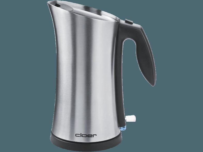 CLOER 4709 Wasserkocher Edelstahl (2000 Watt, 1.2 Liter)