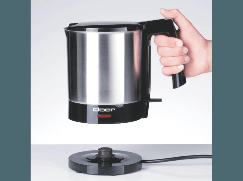 CLOER 4710 Wasserkocher Edelstahl/Schwarz (1800 Watt, 1.5 Liter), CLOER, 4710, Wasserkocher, Edelstahl/Schwarz, 1800, Watt, 1.5, Liter,