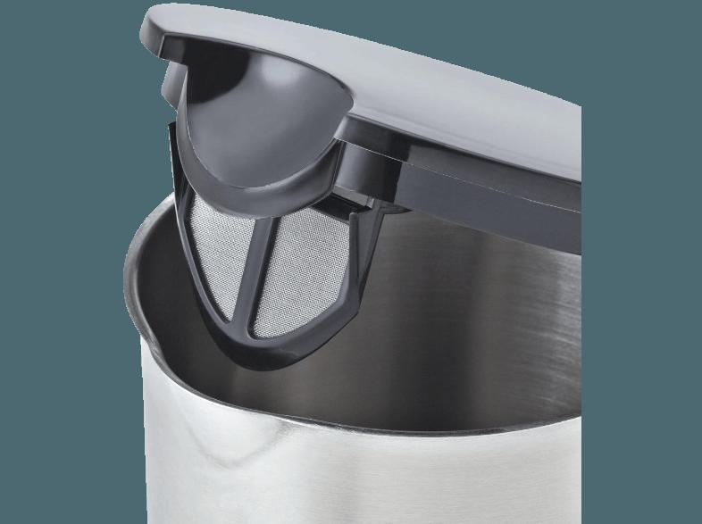 CLOER 4710 Wasserkocher Edelstahl/Schwarz (1800 Watt, 1.5 Liter), CLOER, 4710, Wasserkocher, Edelstahl/Schwarz, 1800, Watt, 1.5, Liter,