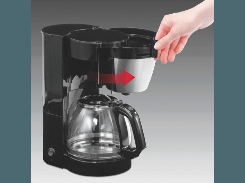 CLOER 5019 Filterkaffee-Automat Schwarz/Edelstahl (Glaskanne, Filterkaffee)