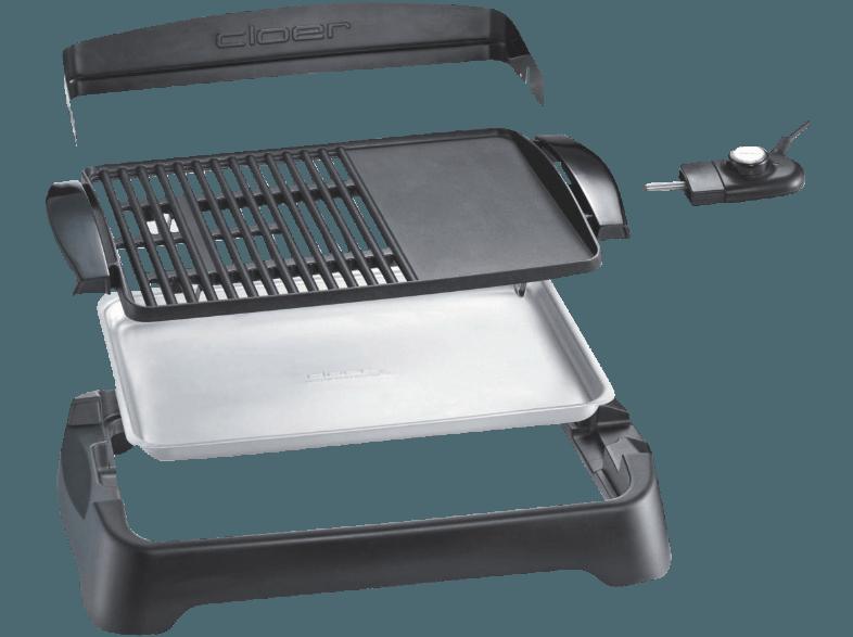 CLOER 656 Elektrogrill (2000 Watt), CLOER, 656, Elektrogrill, 2000, Watt,