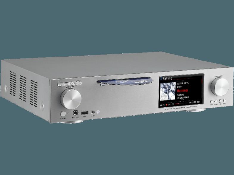 COCKTAIL AUDIO X30-N2000-S - AudioServer, Ripper und Player (App-steuerbar, W-LAN Schnittstelle, Dunkelsilber)