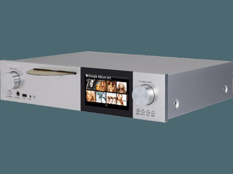 COCKTAIL AUDIO X40 - HD HiFi Musik Server mit Datenbank, CD Ripper, hochwertigem DAC und Netzwerk Streamer (App-steuerbar, 801.11b/g/n WiFi USB Dongle, COCKTAIL, AUDIO, X40, HD, HiFi, Musik, Server, Datenbank, CD, Ripper, hochwertigem, DAC, Netzwerk, Streamer, App-steuerbar, 801.11b/g/n, WiFi, USB, Dongle, Silber,