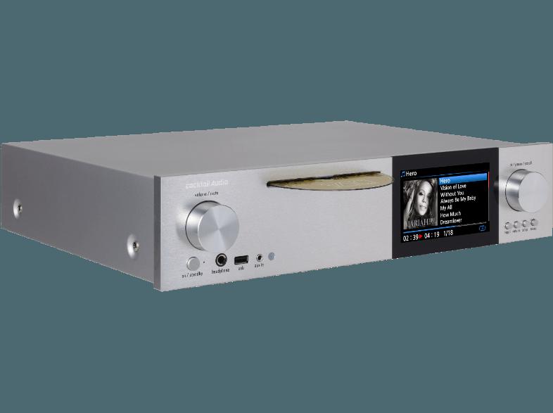 COCKTAIL AUDIO X40 - HD HiFi Musik Server mit Datenbank, CD Ripper, hochwertigem DAC und Netzwerk Streamer (App-steuerbar, 801.11b/g/n WiFi USB Dongle