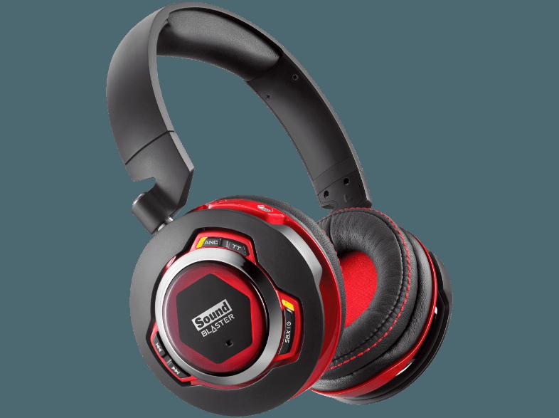 CREATIVE Sound Blaster Evo ZX Headset Schwarz/Rot