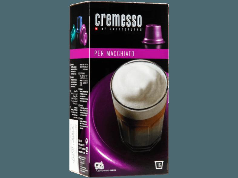 CREMESSO Cremesso Per Macchiato 16 Kapseln Kaffekapseln Per Macchiato (Cremesso Kapselmaschinen)