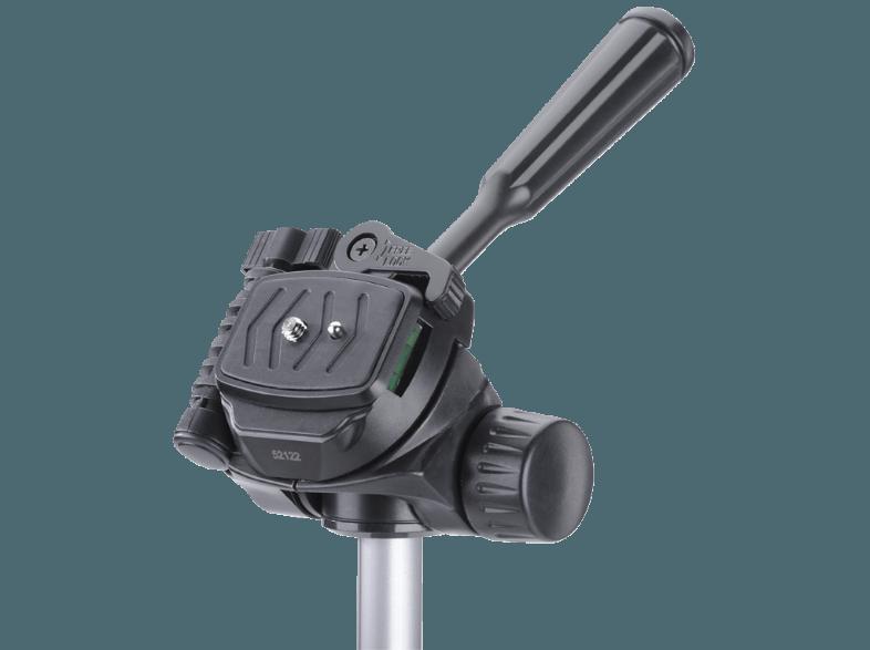 CULLMANN 52122 Alpha 2200 Dreibein Stativ, Silber, (Ausziehbar bis 1490 mm), CULLMANN, 52122, Alpha, 2200, Dreibein, Stativ, Silber, Ausziehbar, bis, 1490, mm,