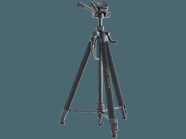 CULLMANN 52132 Alpha 3200 Dreibein Stativ, Schwarz, (Ausziehbar bis 1450 mm)