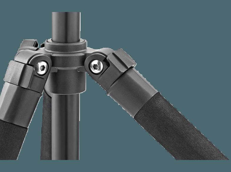 CULLMANN 52433 Nanomax 430T RB5.1 Dreibein Stativ, Schwarz, (Ausziehbar bis 1075 mm), CULLMANN, 52433, Nanomax, 430T, RB5.1, Dreibein, Stativ, Schwarz, Ausziehbar, bis, 1075, mm,