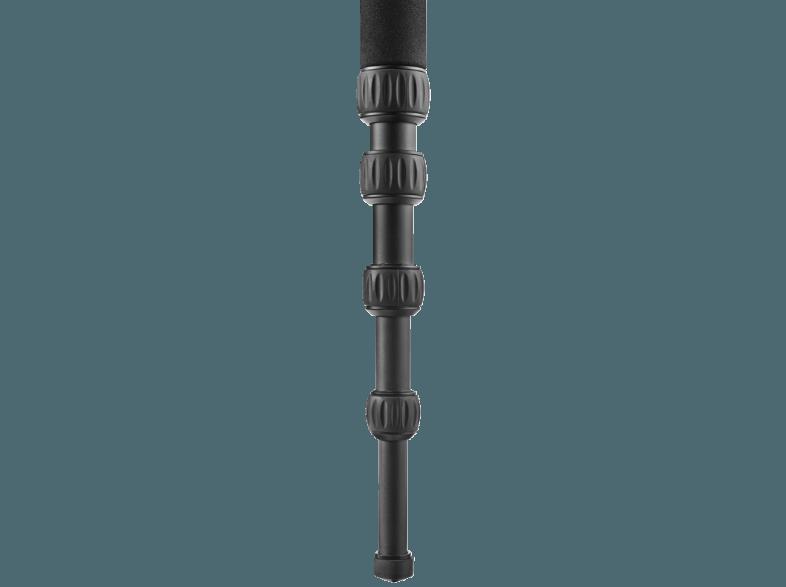 CULLMANN 56650 Concept One 650 Einbein Stativ, Schwarz, (Ausziehbar bis 1550 mm)