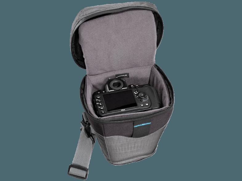 CULLMANN 99520 XCU Action 300 Tasche für mittlere DSLR-Kameras mit Objektiv (Farbe: Grau/Schwarz)