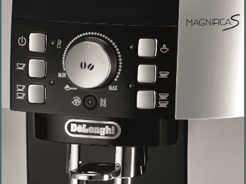 DELONGHI ECAM 21.116 Magnifica Espressomaschine (Kegelmahlwerk, 1.8 Liter, Silber), DELONGHI, ECAM, 21.116, Magnifica, Espressomaschine, Kegelmahlwerk, 1.8, Liter, Silber,