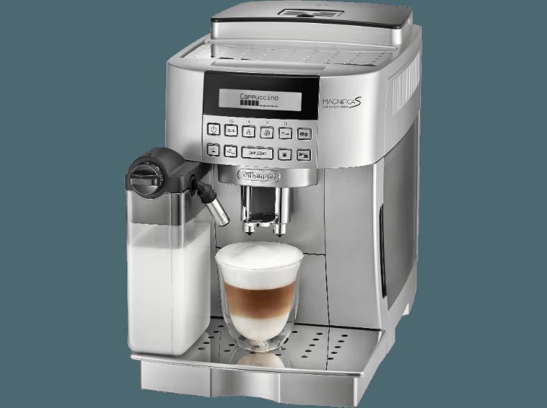 DELONGHI ECAM 22.366 Magnifica Espresso-/Kaffeevollautomat (Kegelmahlwerk, 1.8 Liter, Silber), DELONGHI, ECAM, 22.366, Magnifica, Espresso-/Kaffeevollautomat, Kegelmahlwerk, 1.8, Liter, Silber,