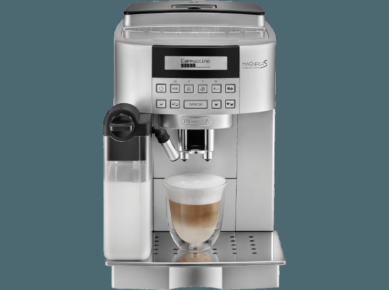 DELONGHI ECAM 22.366 Magnifica Espresso-/Kaffeevollautomat (Kegelmahlwerk, 1.8 Liter, Silber)