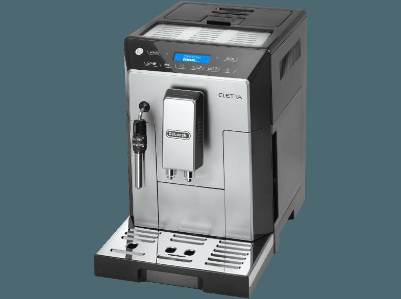 DELONGHI ECAM 45.326 Eletta Plus Kaffeevollautomat (Kegelmahlwerk, 1.9 Liter, Silber/Schwarz)