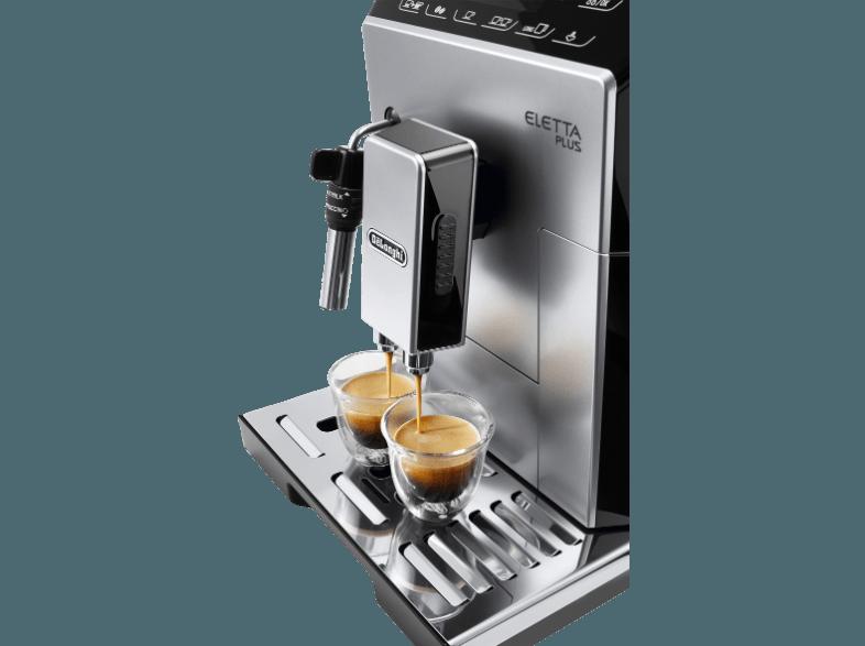 DELONGHI ECAM 45.326 Eletta Plus Kaffeevollautomat (Kegelmahlwerk, 1.9 Liter, Silber/Schwarz), DELONGHI, ECAM, 45.326, Eletta, Plus, Kaffeevollautomat, Kegelmahlwerk, 1.9, Liter, Silber/Schwarz,