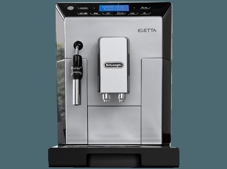 DELONGHI ECAM 45.326 Eletta Plus Kaffeevollautomat (Kegelmahlwerk, 1.9 Liter, Silber/Schwarz)
